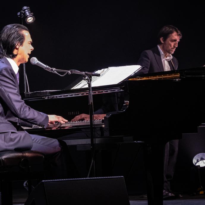 Nick Cave & Michael Greenwood in Cannes